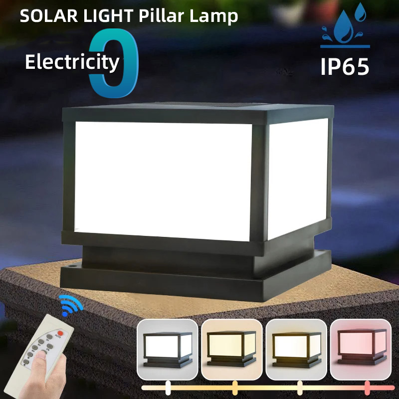 Outdoor Power Post - Lampu Tenaga Surya LED Luar Ruangan