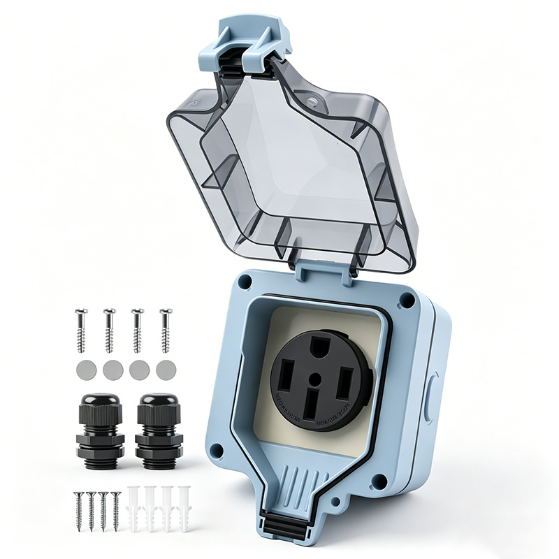 Outdoor Power Outlet Cover - Kotak Stopkontak Listrik Luar Ruangan Tahan