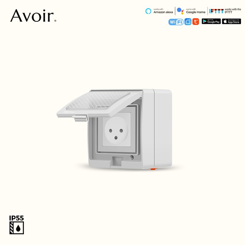 Outdoor Power Outlet With Remote Control - Avoir Israel Tuya soket pintar Wifi