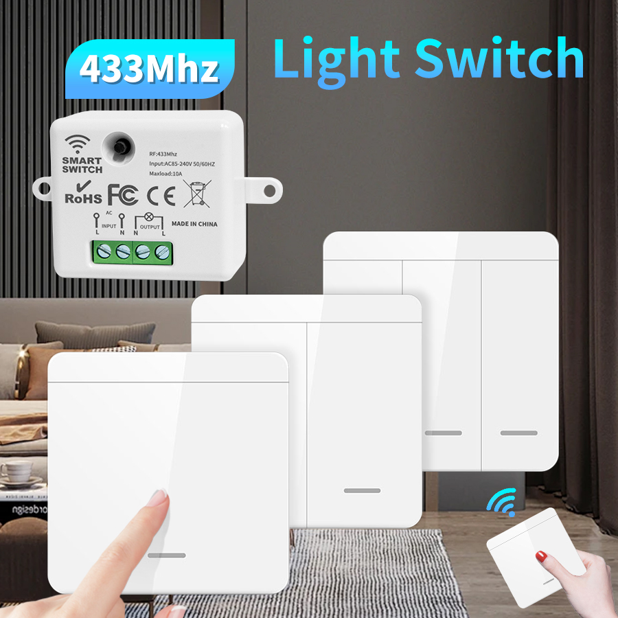 Outdoor Power Outlet With Remote Control - Saklar ON OFF nirkabel RF433 modul