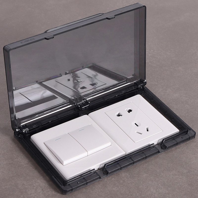 Outdoor Power Outlet Cover - 86 Tipe 2-Gang Penutup Stopkontak Luar