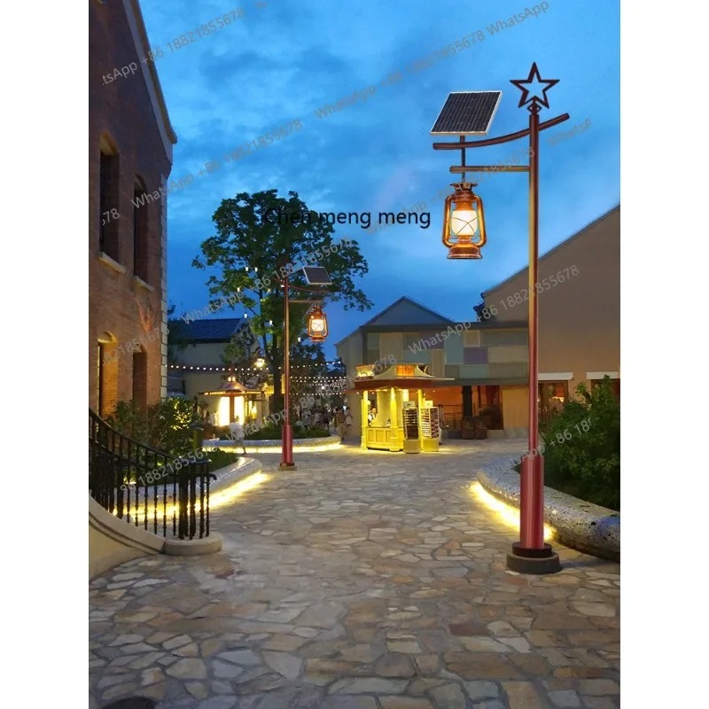 Outdoor Power Post - 03 s51 Lampu tiang tenaga surya