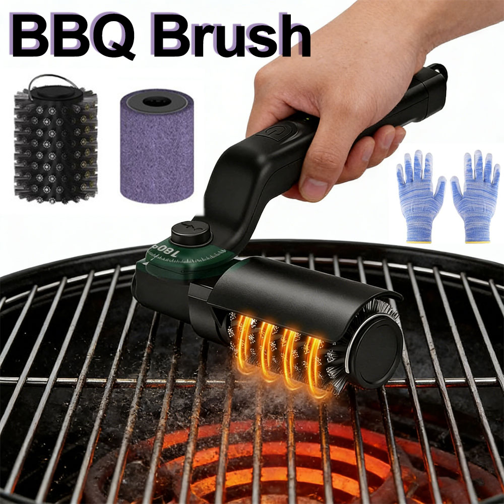 Outdoor Power Grill - Sikat Panggangan Listrik Isi Ulang 3