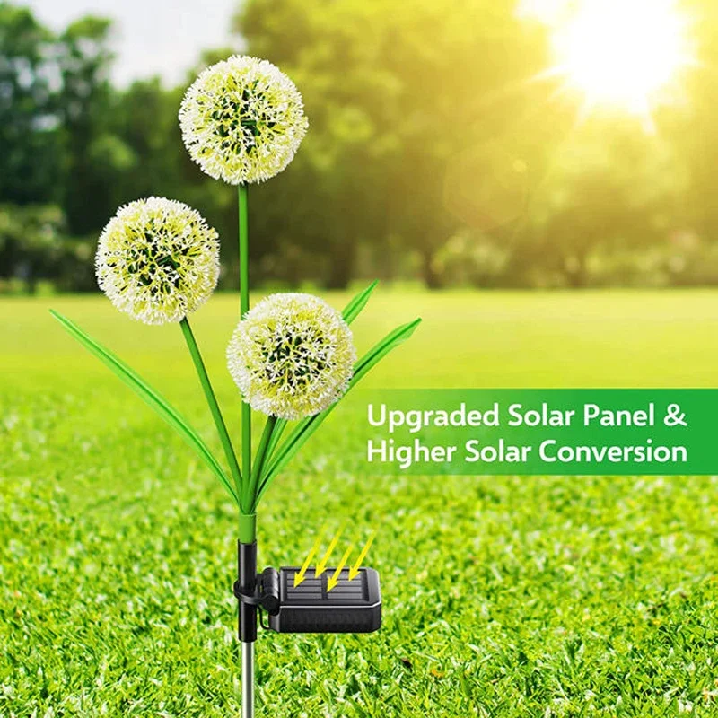 Outdoor Yard Power Stake - Lampu Taman Tenaga Surya Lampu Tiang