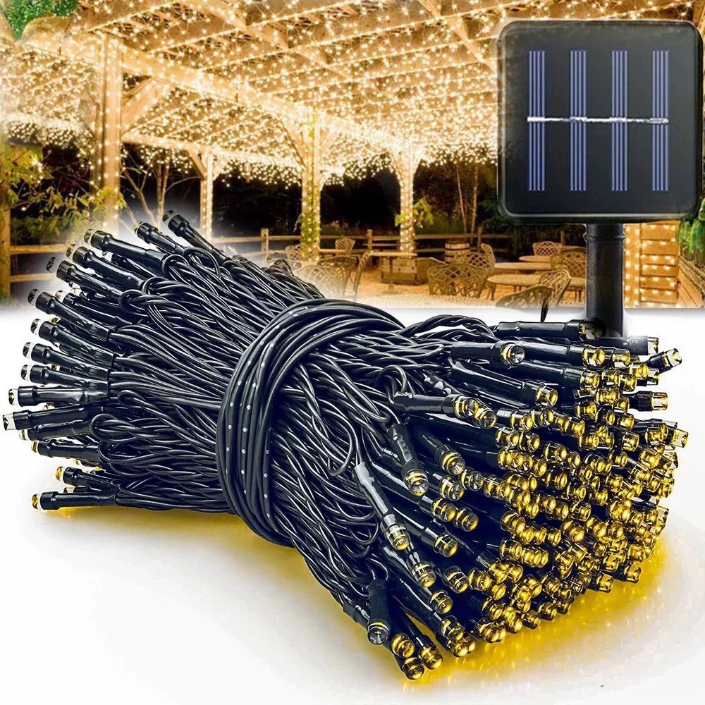 Lampu Tali Peri Bertenaga Sury - Outdoor Solar Power Xmas Lights ulasan dan harga