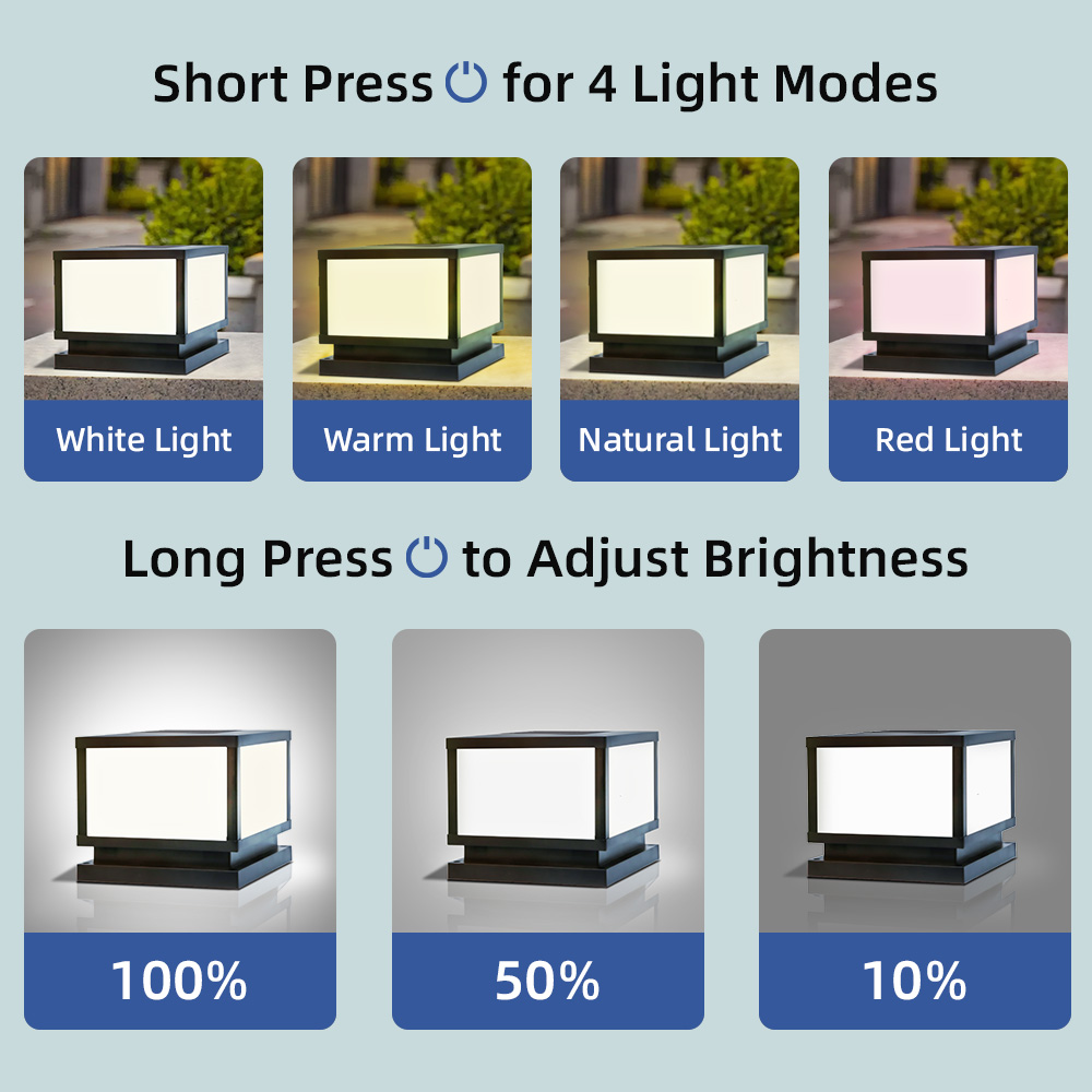 Lampu Tenaga Surya LED Luar Ru - Outdoor Power Post ulasan dan harga