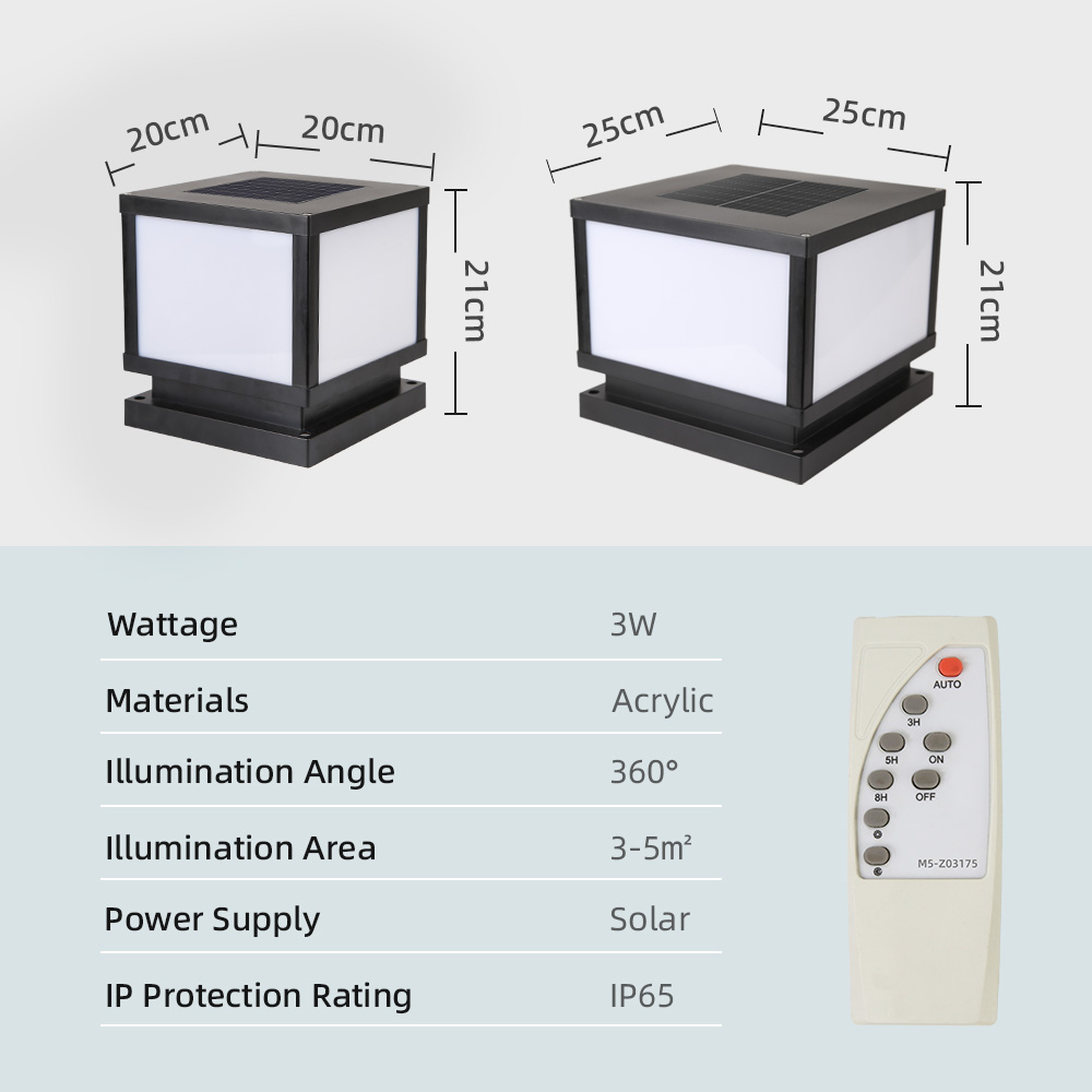 Lampu Tenaga Surya LED Luar Ru - Outdoor Power Post ulasan dan harga