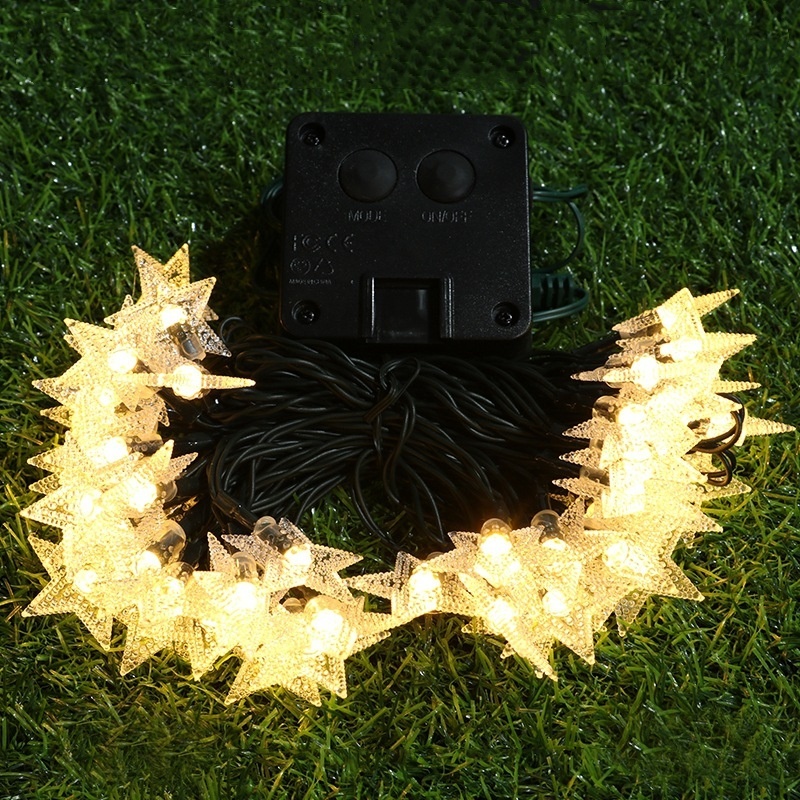 Lampu String Bintang Tenaga Su - Outdoor Solar Power Xmas Lights ulasan dan harga