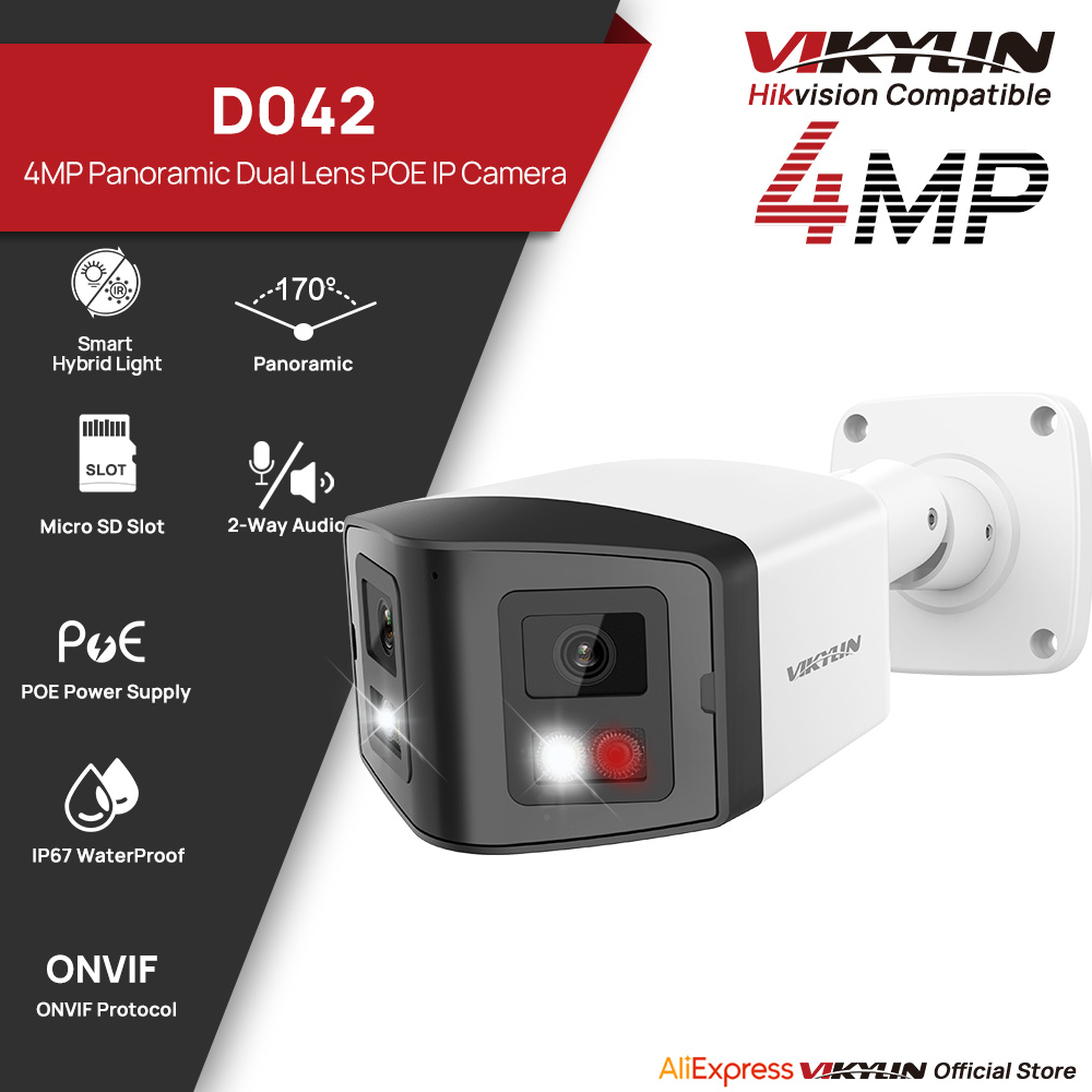 VIKYLIN 170 °   Kamera IP Keam - Outdoor Power Post ulasan dan harga
