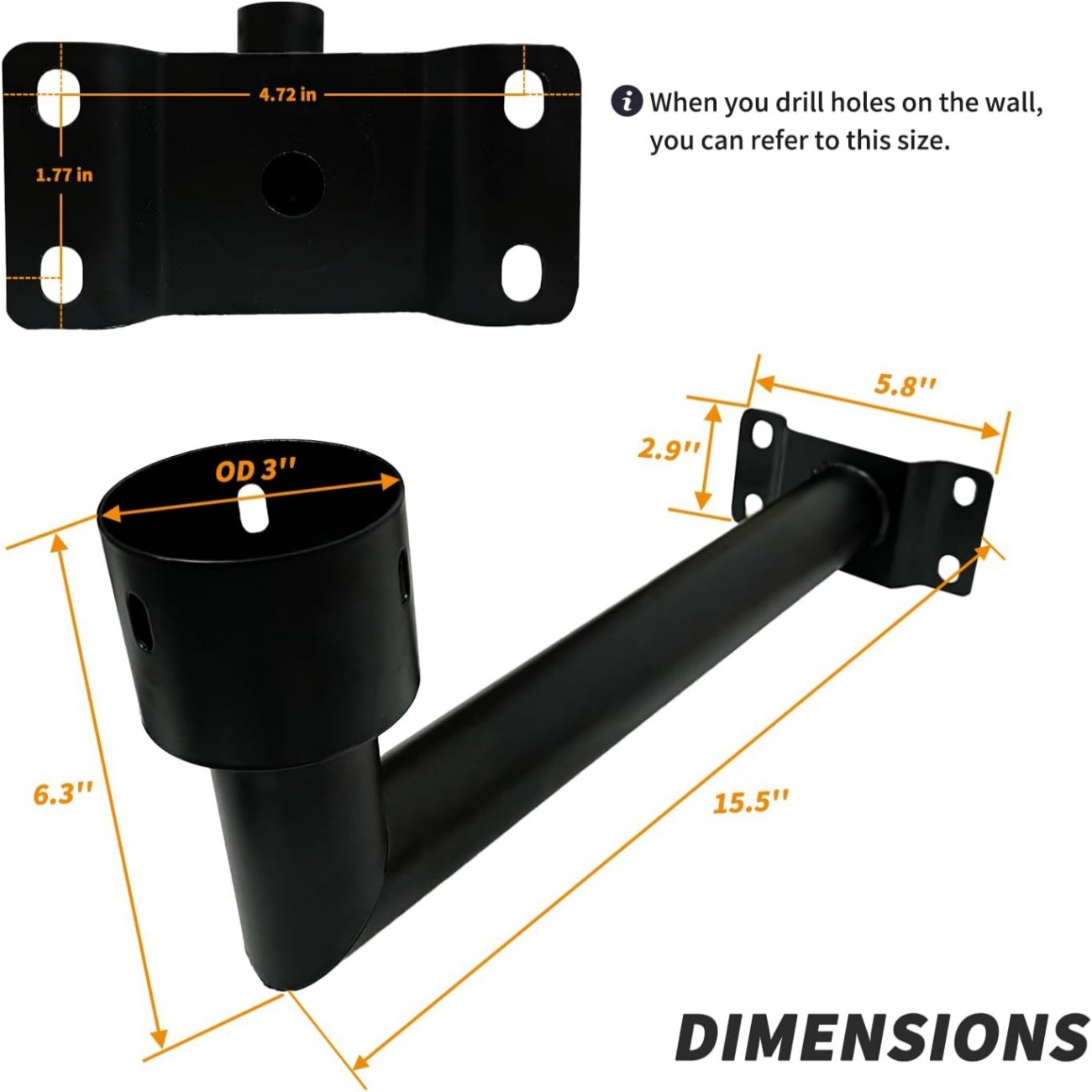 Braket Lampu Dinding 90 Deraja - Outdoor Power Post ulasan dan harga
