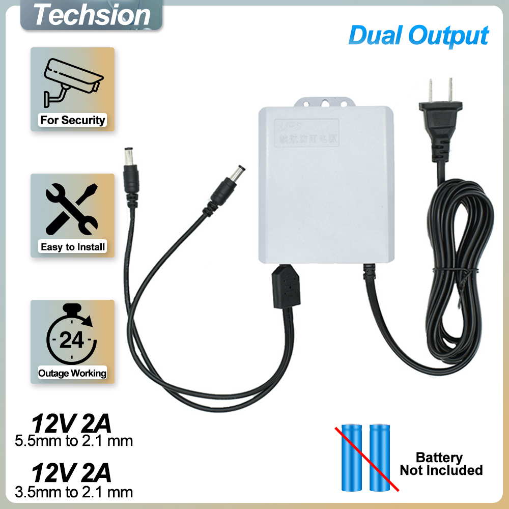 Dual Output 12V 2A UPS catu da - Ups Power Supply Outdoor ulasan dan harga