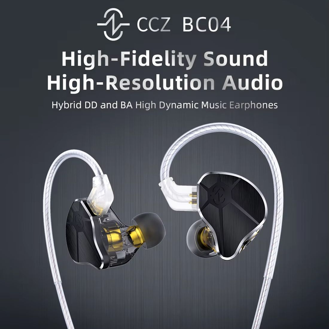CCZ BC04 1DD+1BA Hybrid IEM He - Outdoor Power Outlet Cover ulasan dan harga