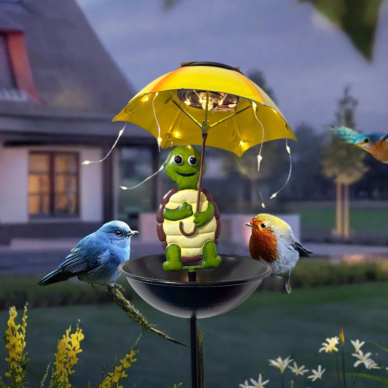 Lampu Pengumpan Burung Tenaga  - Outdoor Yard Power Stake ulasan dan harga