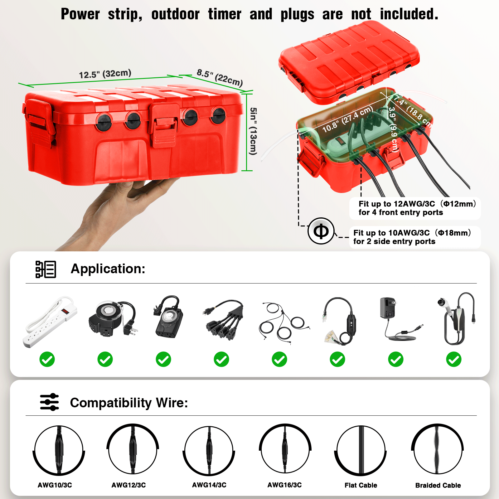 Kotak Daya Ekstensi Kabel Luar - Outdoor Power Outlet Cover ulasan dan harga