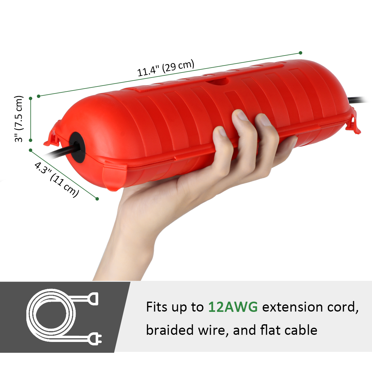 Kotak Daya Ekstensi Kabel Luar - Outdoor Power Outlet Cover ulasan dan harga