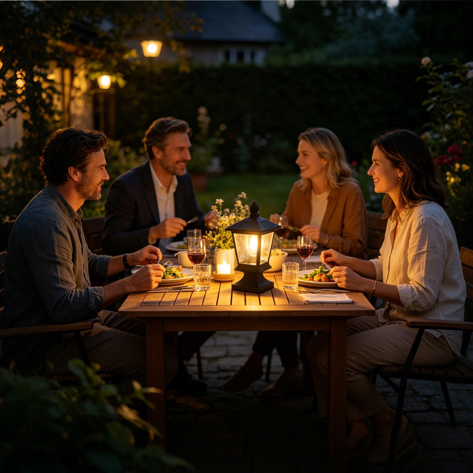 Lampu Taman Tenaga Surya Tahan - Outdoor Power Post ulasan dan harga