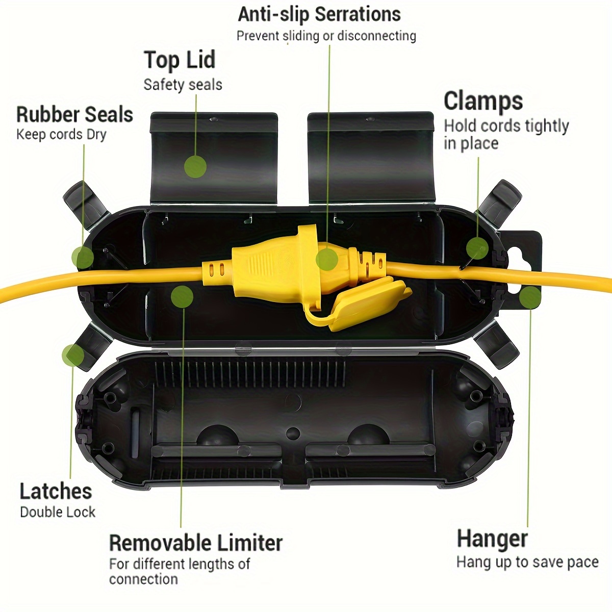 Tutup keamanan pelindung konek - Outdoor Power Outlet Cover ulasan dan harga