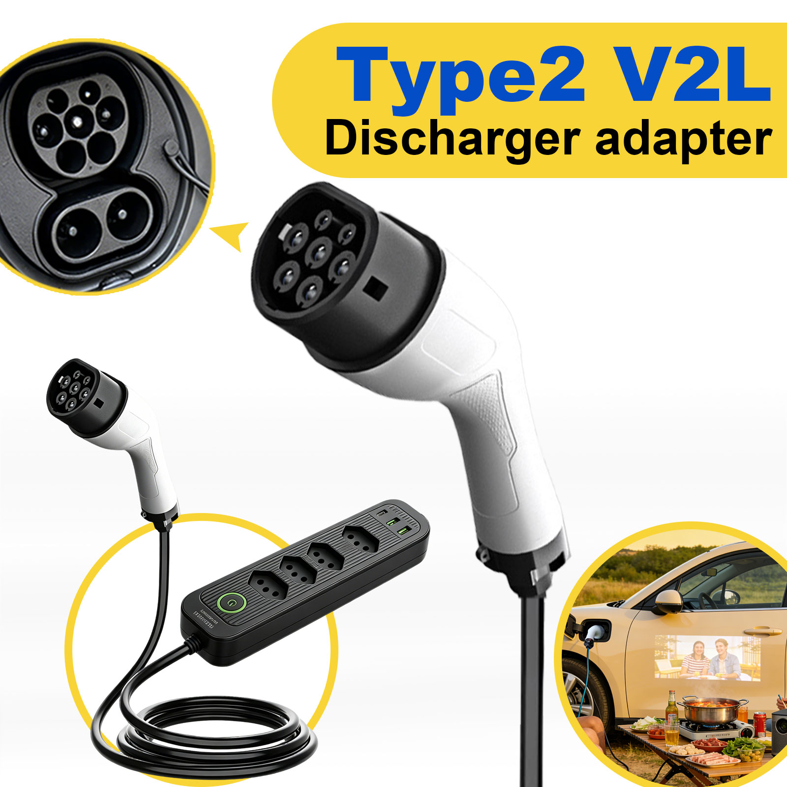 Adaptor Pengisian Daya Tipe 2  - Outdoor Power Module ulasan dan harga