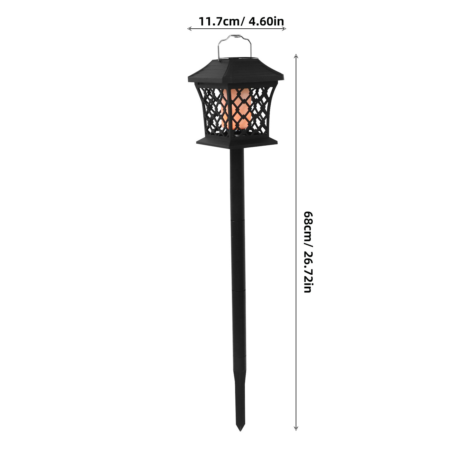 2 Buah Lampu Tenaga Surya untu - Outdoor Power Post ulasan dan harga