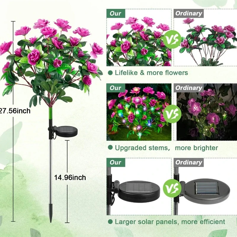 Lampu Taman Bunga Tenaga Surya - Outdoor Yard Power Stake ulasan dan harga