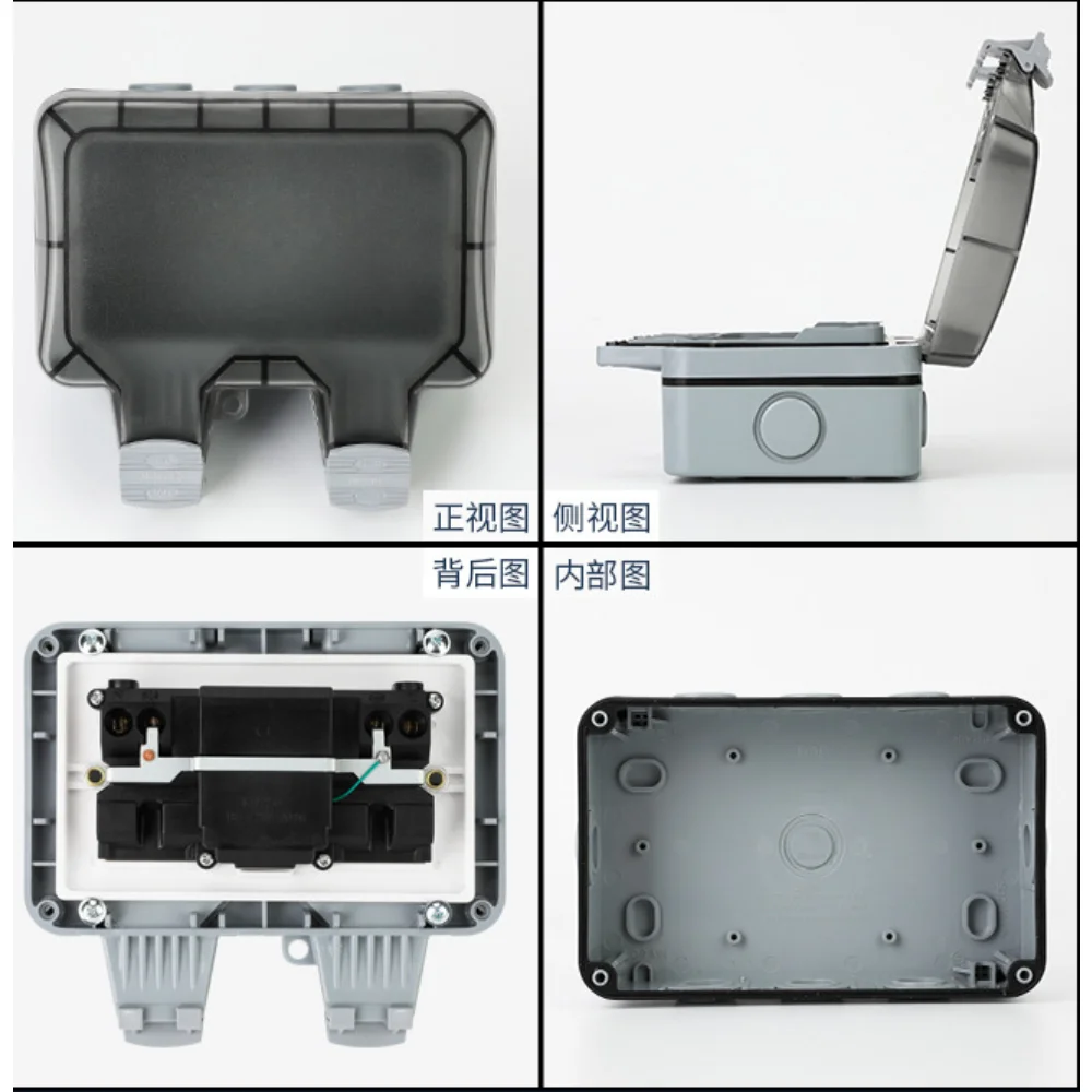 EU KR Soket Tahan Air Dinding  - Outdoor Power Parts ulasan dan harga