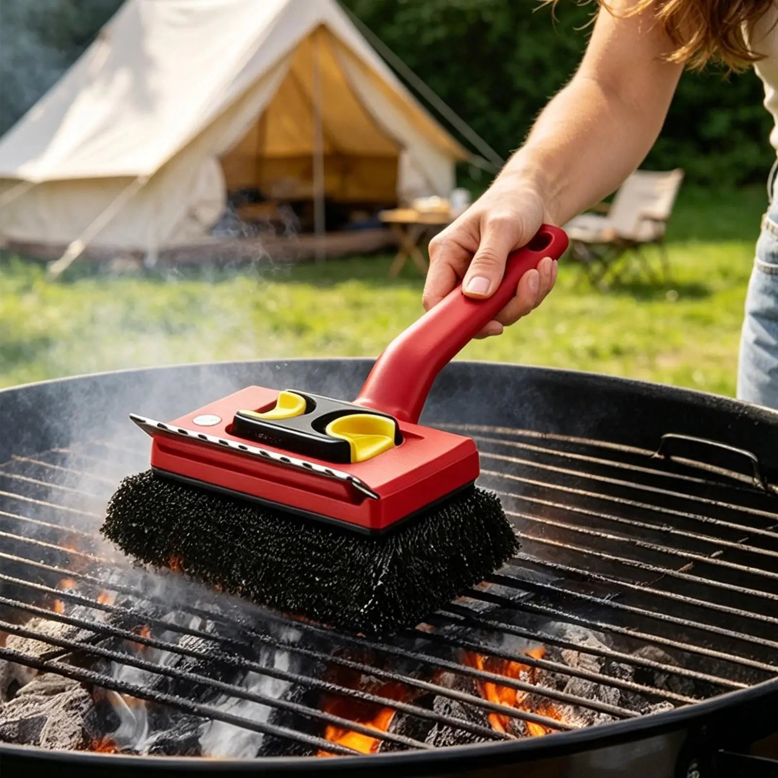 Sikat Panggangan Listrik Gagan - Outdoor Power Grill ulasan dan harga