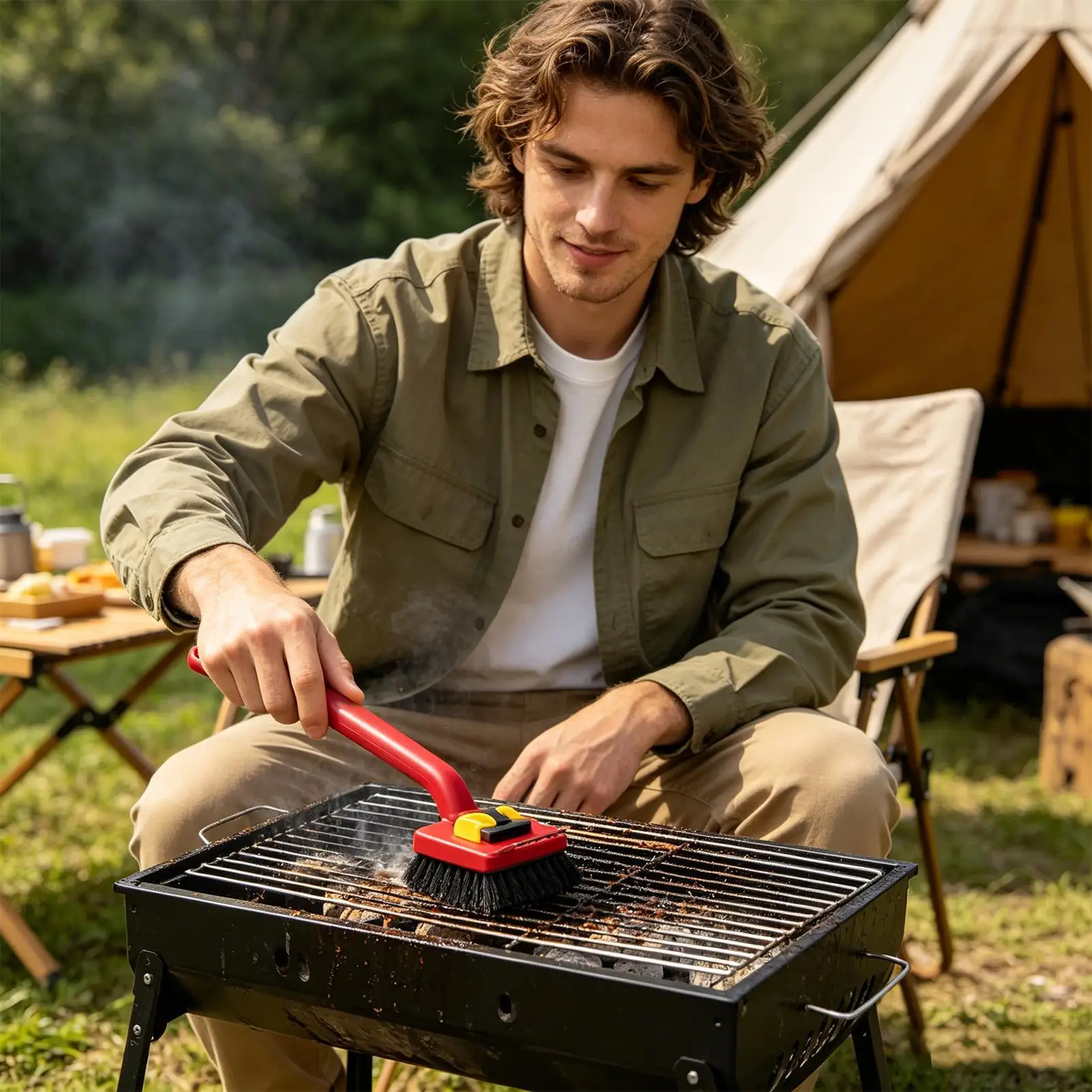 Sikat Panggangan Listrik Gagan - Outdoor Power Grill ulasan dan harga
