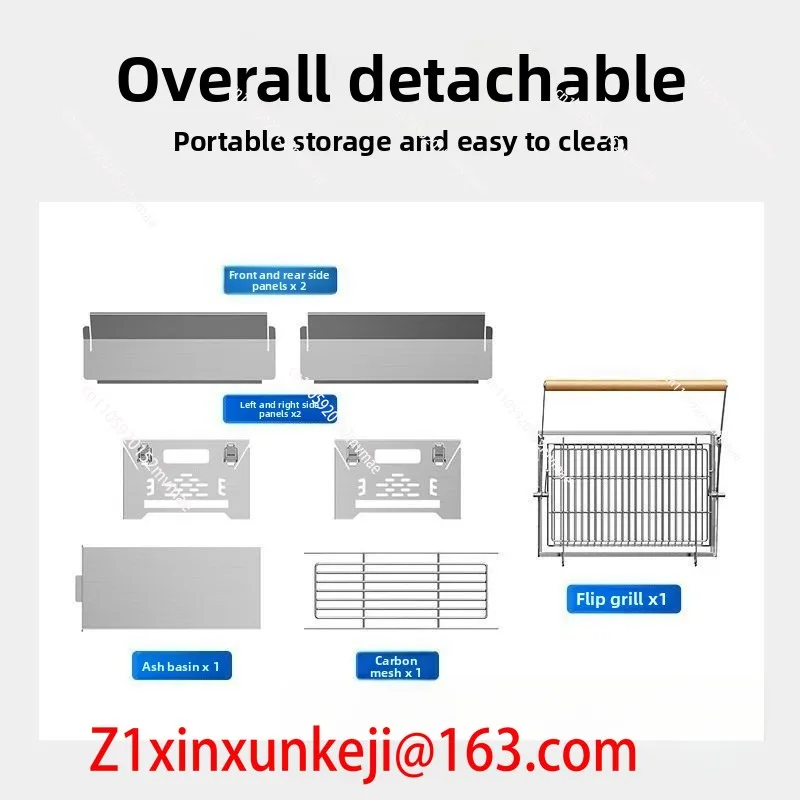 Pemanggang Arang Lipat untuk R - Outdoor Power Grill ulasan dan harga