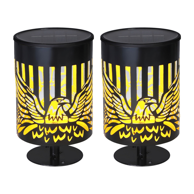 2 Paket Lampu Pagar Tenaga Sur - Outdoor Power Post ulasan dan harga