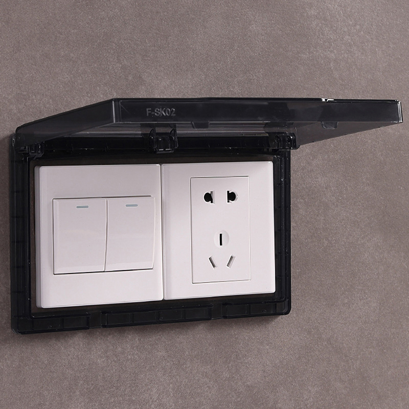 86 Tipe 2-Gang Penutup Stopkon - Outdoor Power Outlet Cover ulasan dan harga