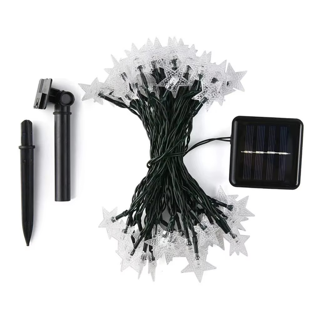 Lampu tali bintang bertenaga s - Outdoor Solar Power Xmas Lights ulasan dan harga