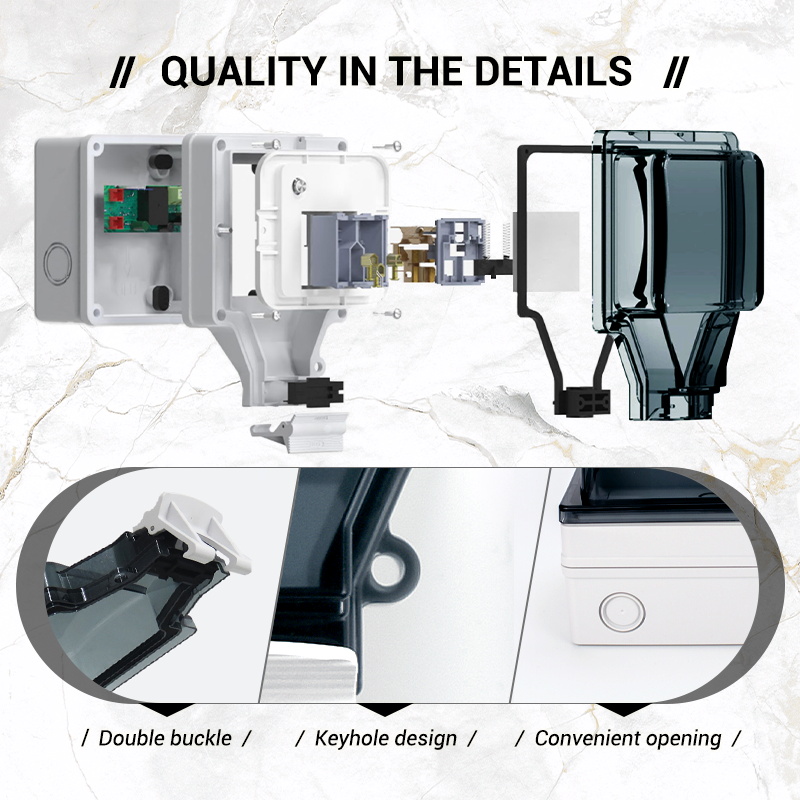 Avoir Tuya Smart IP66 Soket Ta - Outdoor Power Outlet With Remote Control ulasan dan harga