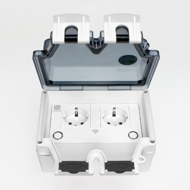 Avoir Tuya Soket Daya IP66 Lua - Outdoor Power Outlet With Remote Control ulasan dan harga