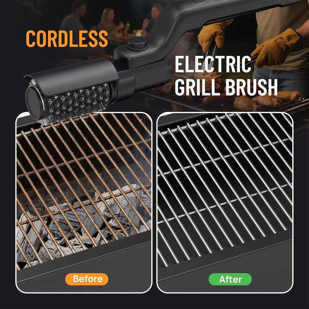 Sikat Panggangan Listrik Isi U - Outdoor Power Grill ulasan dan harga