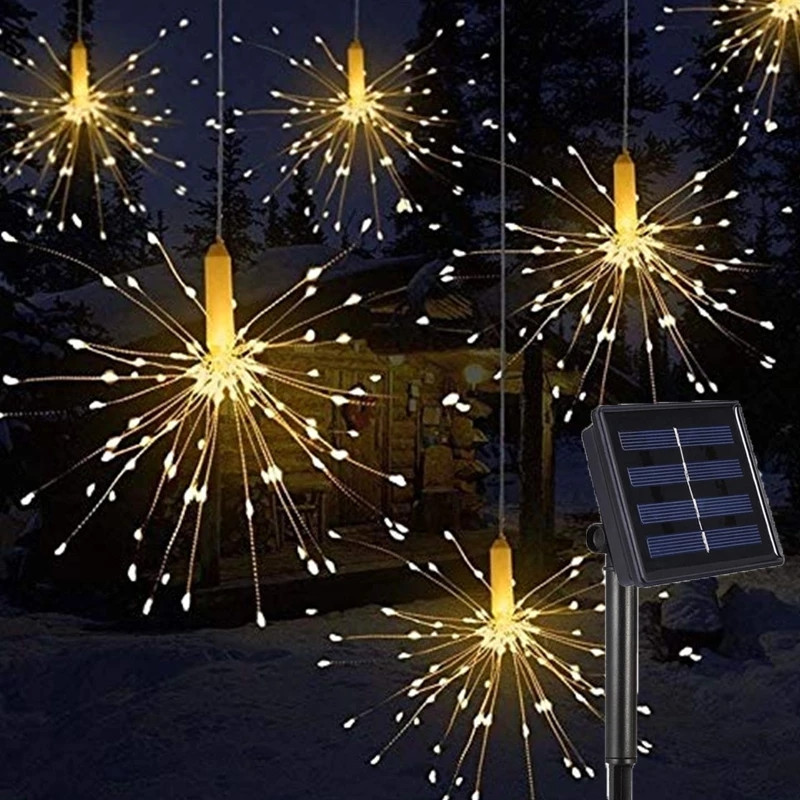 120Led 200 Led Lampu Surya Sta - Outdoor Solar Power Xmas Lights ulasan dan harga