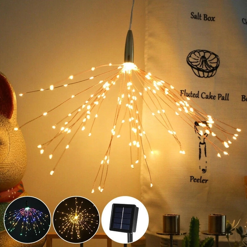 120Led 200 Led Lampu Surya Sta - Outdoor Solar Power Xmas Lights ulasan dan harga