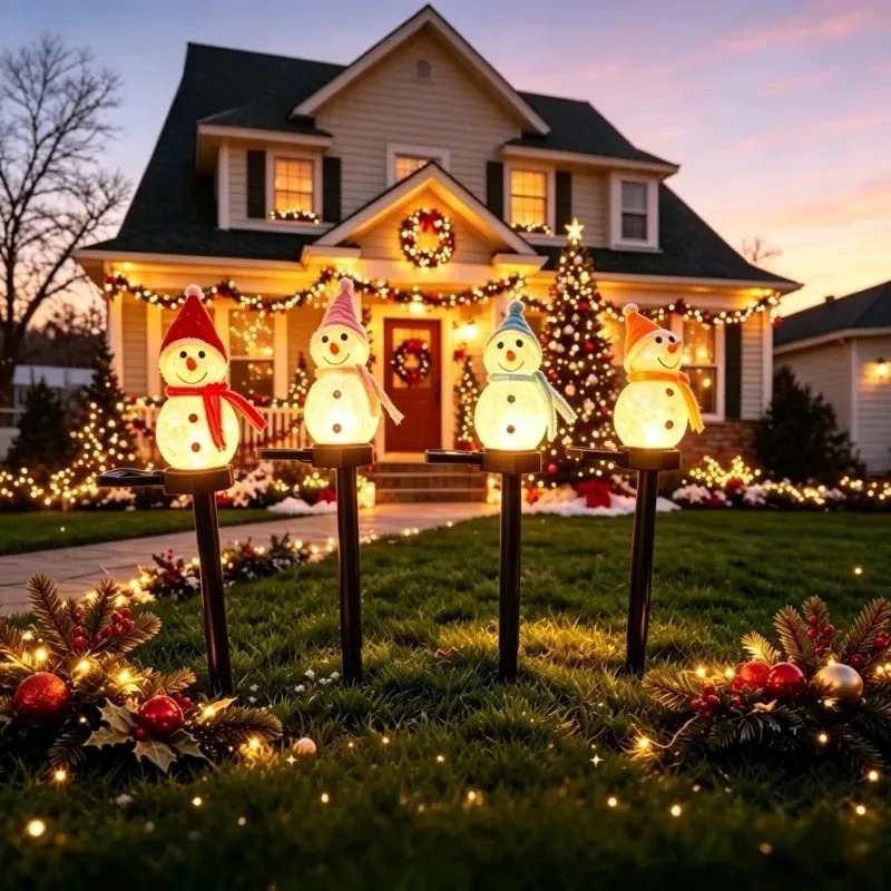 Lampu LED Tiang Tanah Berbentu - Outdoor Solar Power Xmas Lights ulasan dan harga