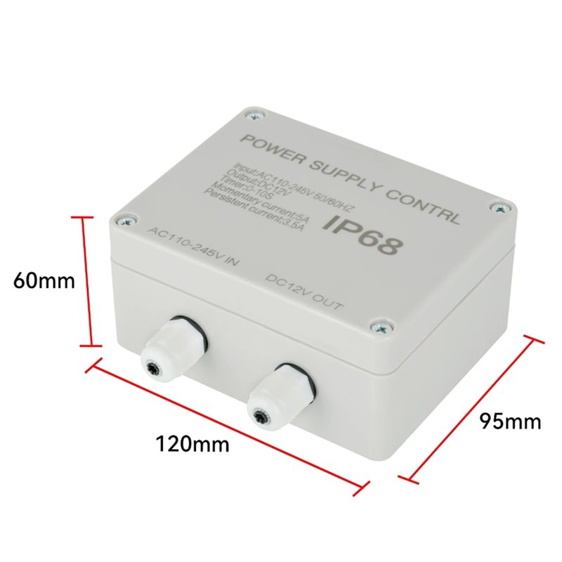 Papan Daya UPS 12VDC 5A IP68 L - Ups Power Supply Outdoor ulasan dan harga