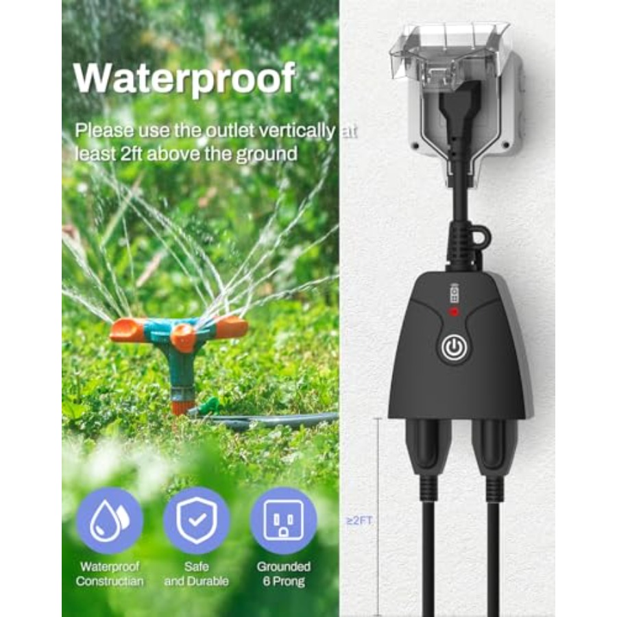 Stopkontak Kontrol Jarak Jauh  - Outdoor Power Outlet With Remote Control ulasan dan harga