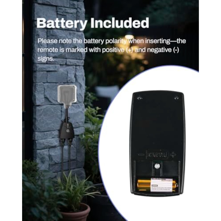 Stopkontak Kontrol Jarak Jauh  - Outdoor Power Outlet With Remote Control ulasan dan harga